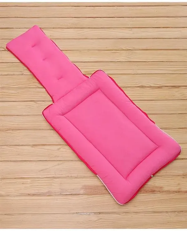Pink_Pure_Cotton_Breathable_Sleeping_Bag_With_Smooth_Zipper_Carry_Nest_Bedding_For_Newborn_Baby