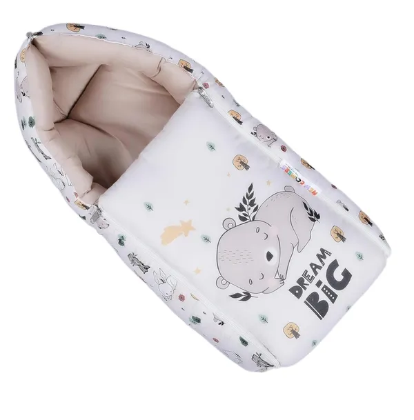 White_Pure_Cotton_Breathable_Sleeping_Bag_With_Smooth_Zipper_Carry_Nest_Bedding_For_Newborn_Baby