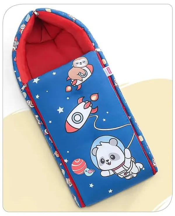 Blue_Pure_Cotton_Breathable_Sleeping_Bag_With_Smooth_Zipper_Carry_Nest_Bedding_For_Newborn_Baby