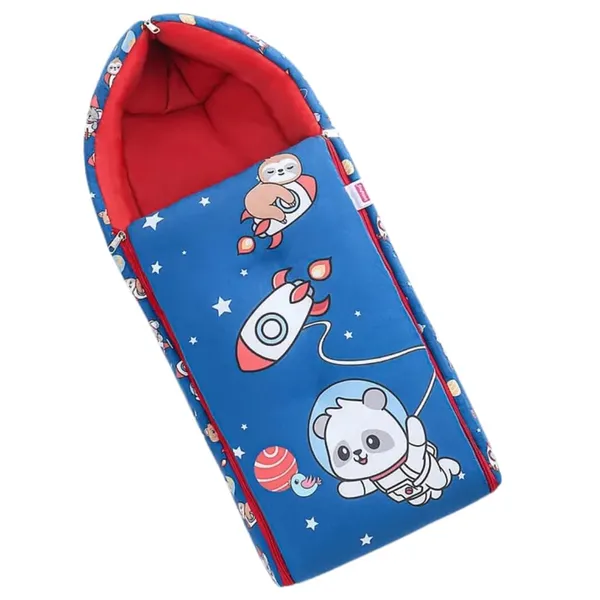 Blue_Pure_Cotton_Breathable_Sleeping_Bag_With_Smooth_Zipper_Carry_Nest_Bedding_For_Newborn_Baby