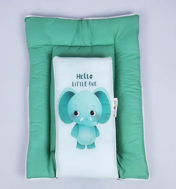 Green_Pure_Cotton_Breathable_Sleeping_Bag_With_Smooth_Zipper_Carry_Nest_Bedding_For_Newborn_Baby