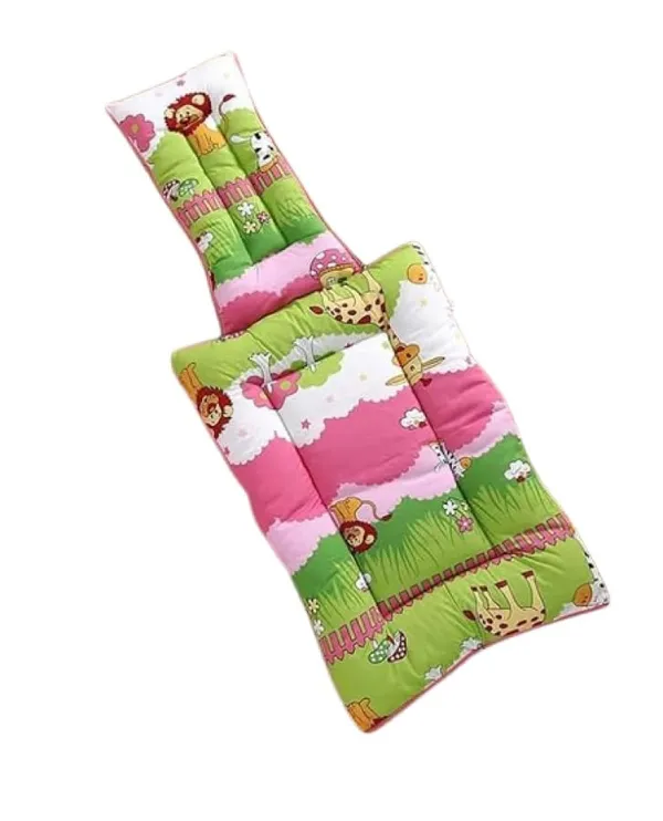 Pink_Pure_Cotton_Breathable_Sleeping_Bag_With_Smooth_Zipper_Carry_Nest_Bedding_For_Newborn_Baby