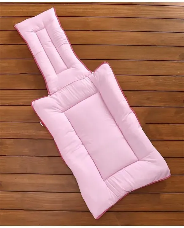 Pink_Pure_Cotton_Breathable_Sleeping_Bag_With_Smooth_Zipper_Carry_Nest_Bedding_For_Newborn_Baby
