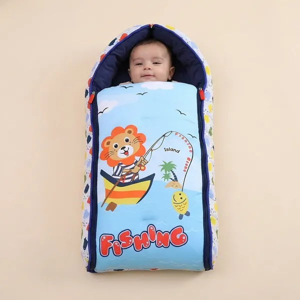 Blue_Pure_Cotton_Breathable_Sleeping_Bag_With_Smooth_Zipper_Carry_Nest_Bedding_For_Newborn_Baby