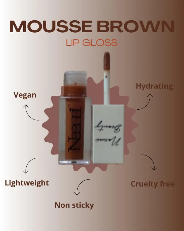 Lip_Gloss_Hydrating_High_Shine_Light_weight_non_sticky_Mousse_Brown