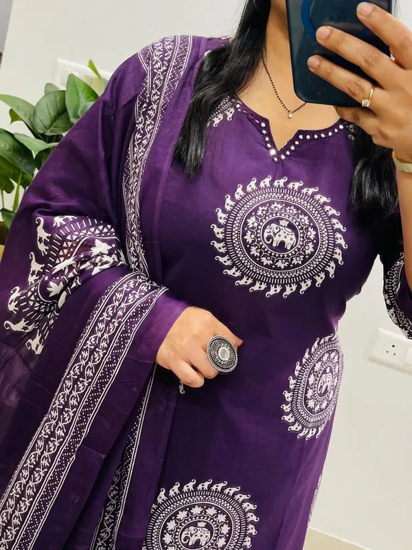 Cotton_Premium_Anarkali_Suit_Set_For_Women