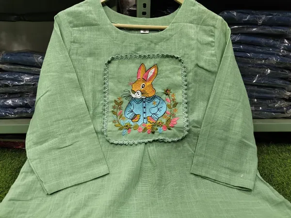 Premium_Soft_Cotton_Bunny_Print_A-Line_Kurta_Set_with_Palazzo