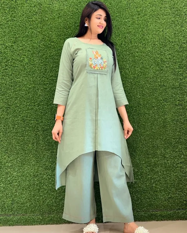Premium_Soft_Cotton_Bunny_Print_A-Line_Kurta_Set_with_Palazzo