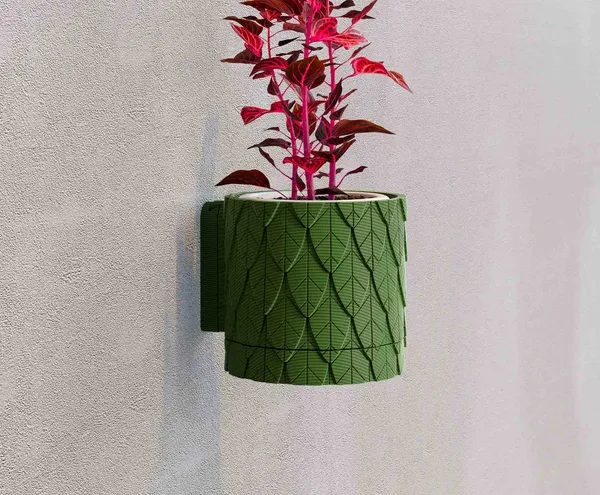 Leaf_Textured_Wall_Planter