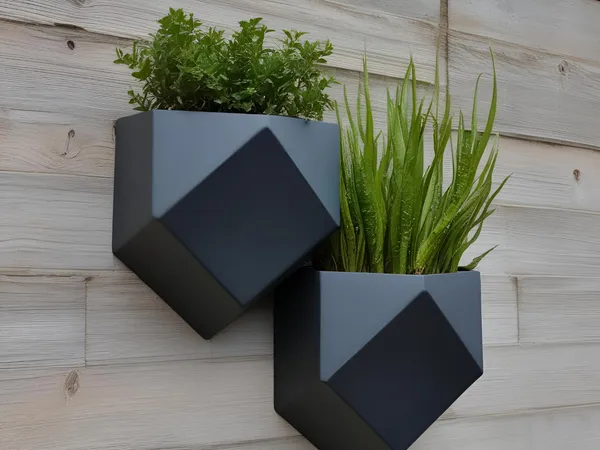 Wall_Hanging_Low_Poly_Planter