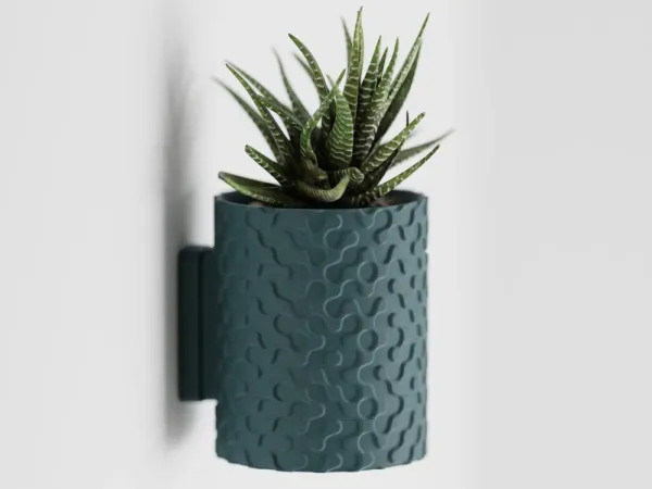 Plant_Pot_Geo_Wall_Mount_Drip_Tray