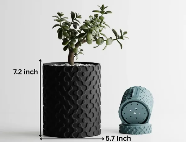 Plant_Pot_Geo_Wall_Mount_Drip_Tray
