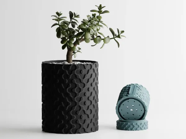 Plant_Pot_Geo_Wall_Mount_Drip_Tray