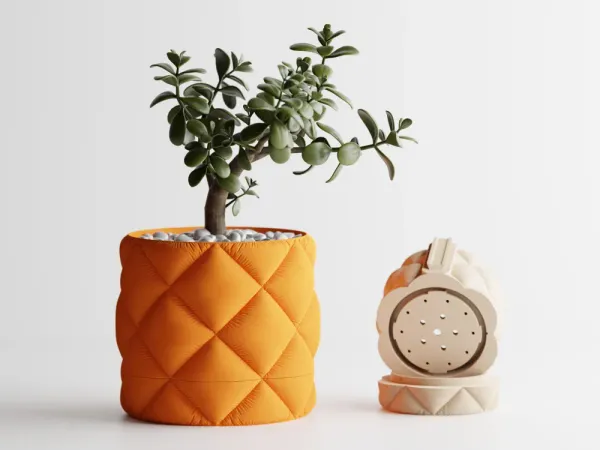 Inflated_Cloth_Planter_Nr6-Wall_Mount+Drip_Tray
