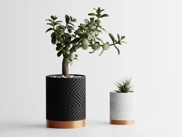 Two-Tone_Zigzag_Plant_Pot