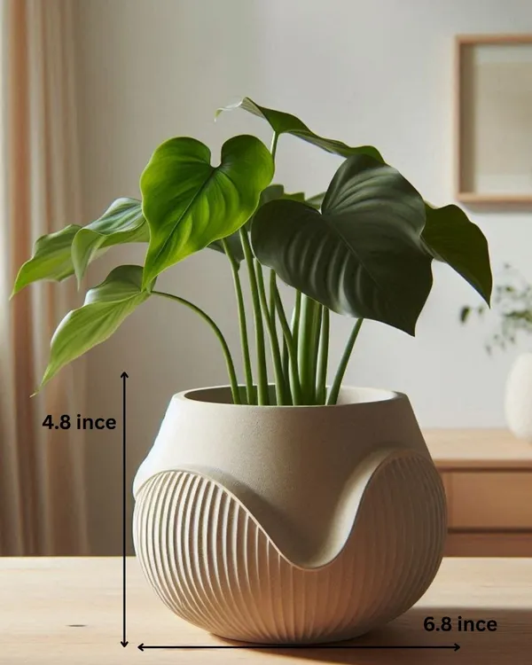Wavy_Ribbed_Planter