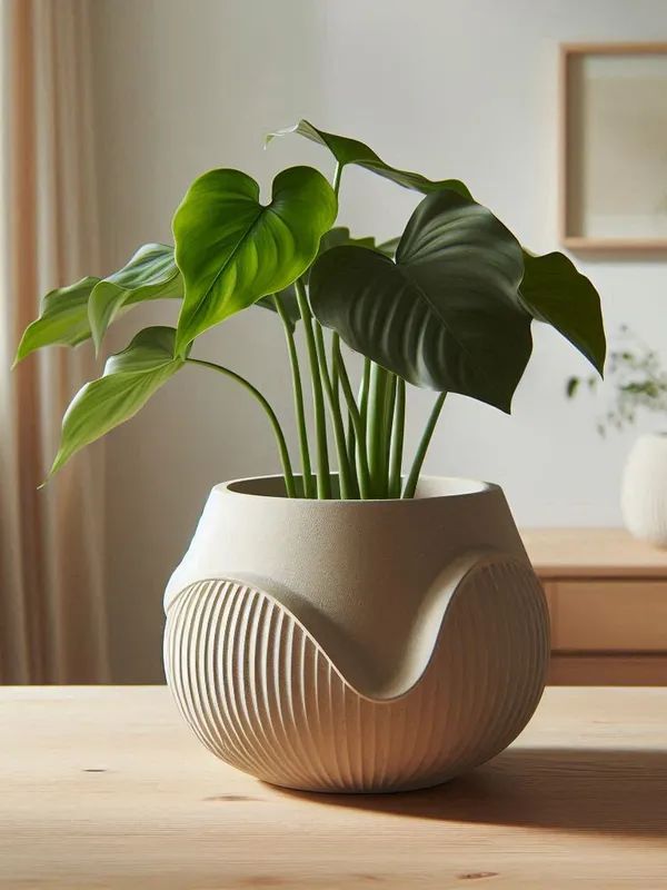 Wavy_Ribbed_Planter