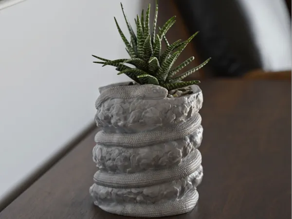 Snake_Flower_Pot