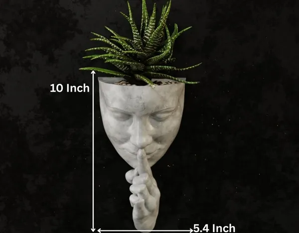 Woman_Wall_Flower_Pot_2