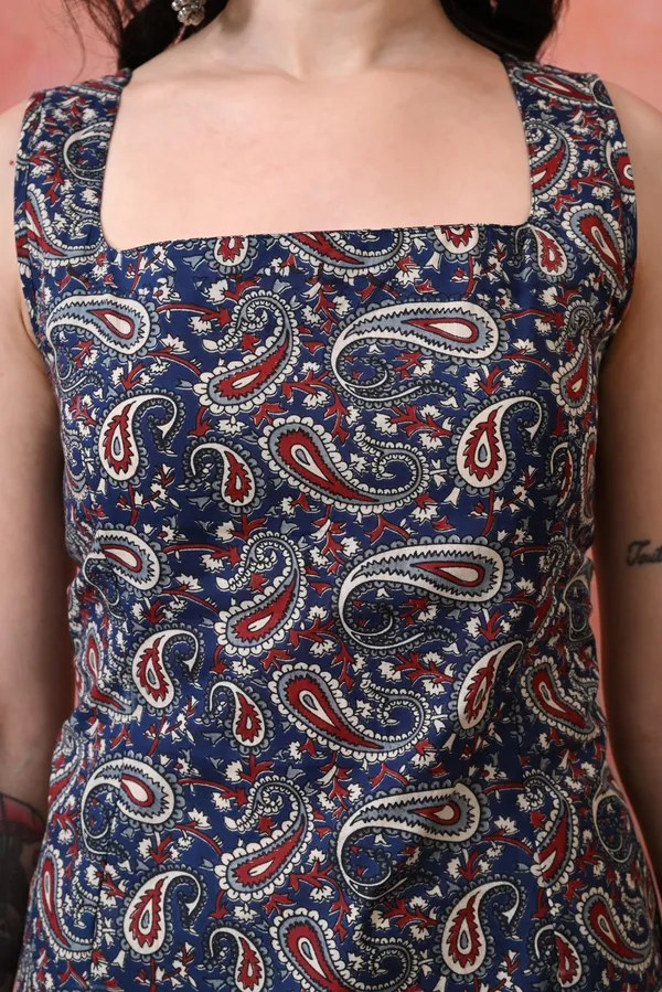 Multicolor_Cotton_Paisley_Premium_Kurti_For_Women
