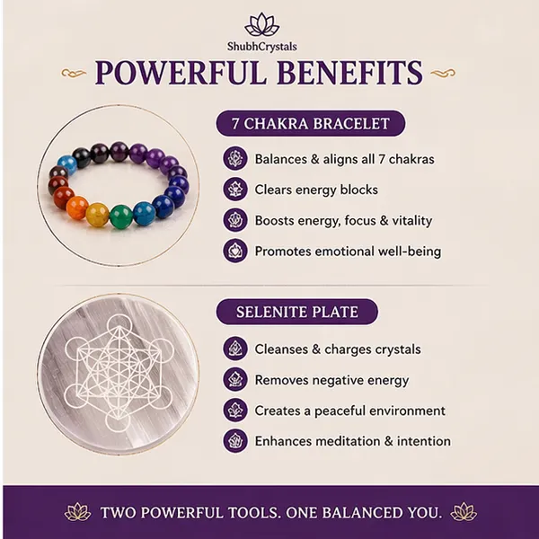 7_Chakra_Balance_Combo_–_7_Chakra_Bracelet_+_Selenite_Plate