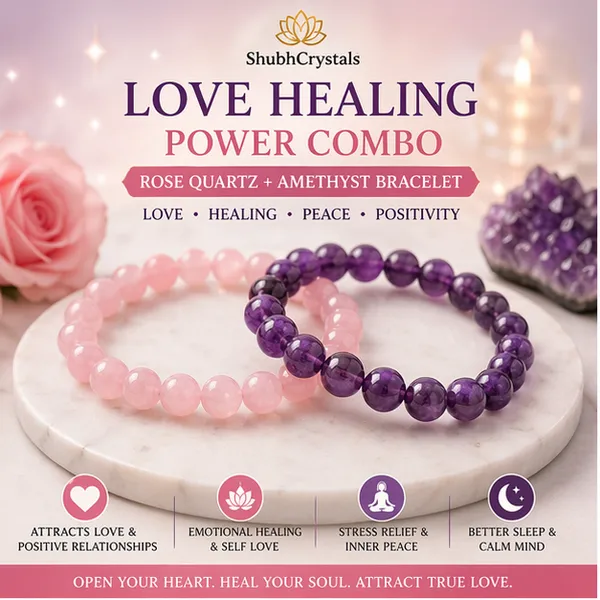 Love_Healing_Power_Combo_–_Rose_Quartz_Bracelet_+_Amethyst_Bracelet