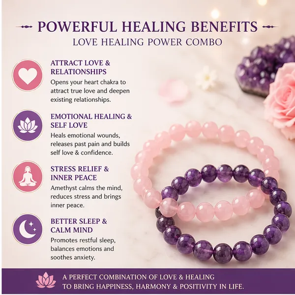 Love_Healing_Power_Combo_–_Rose_Quartz_Bracelet_+_Amethyst_Bracelet