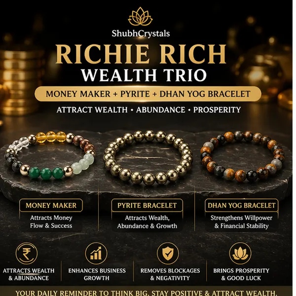 Richie_Rich_Wealth_Trio_–_Money_Maker_Bracelet_+_Raw_Pyrite_Bracelet_+_Dhan_Yog_Bracelet
