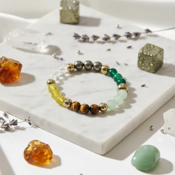 Shubh_Samridhi_Combo_-_Shubh_Dhan_Yog_Bracelet_And_Pyrite_Tortoise_|_Multicolor_Pack_of_2