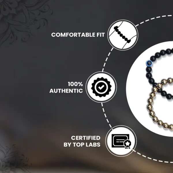 Richie_Rich_Combo_-_Pyrite_Bracelet_And_Evil_Eye_Bracelet_|_Money_And_Nazar_Protection_|_Black_And_Golden_Pack_of_2