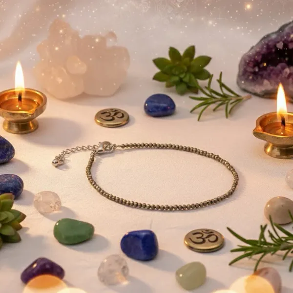 Raw_Pyrite_Anklet_-_Wealth,_Money_Attraction_And_Confidence_Booster_|_Black
