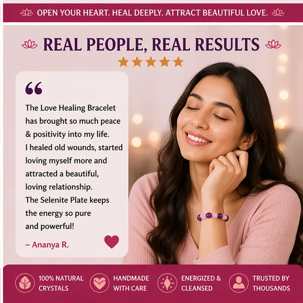 Love_Healing_Bracelet_+_FREE_Selenite_Plate_–_Emotional_Balance_&_Heart_Healing