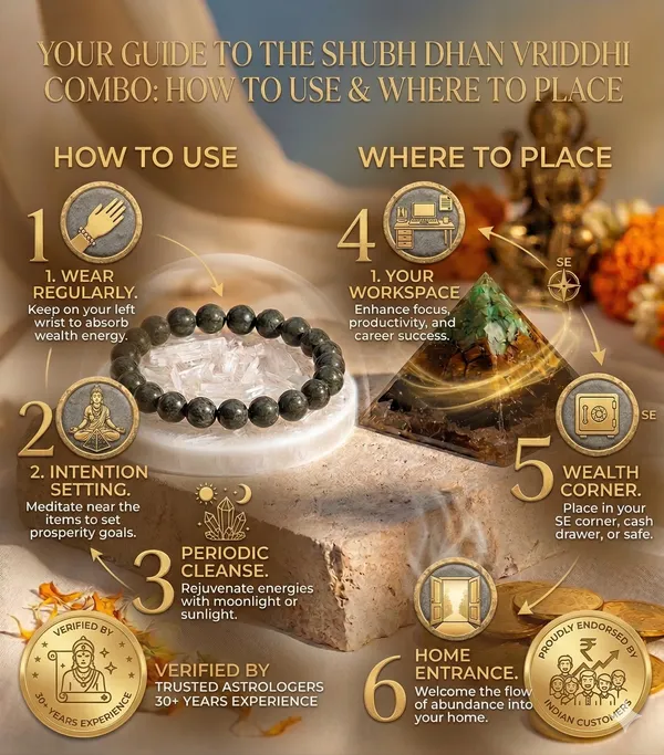 Shubh_Dhan_Vridhi_Combo_-_Raw_Pyrite_Bracelet_And_Dhan_Yog_Pyramid_And_Selenite_Plate_|_Multicolor_Pack_of_3