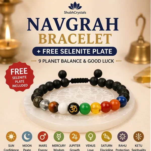 Navgrah_Bracelet_+_FREE_Selenite_Plate_–_9_Planet_Balance_&_Good_Luck