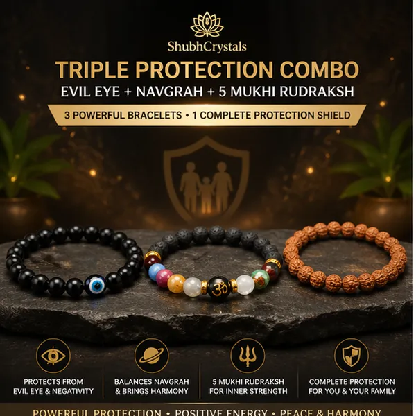 Triple_Protection_Combo_–_Evil_Eye_Bracelet_+_Navgrah_Shanti_Bracelet_+_5_Mukhi_Rudraksh_Bracelet