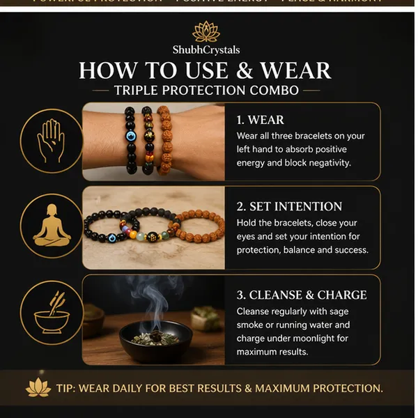 Triple_Protection_Combo_–_Evil_Eye_Bracelet_+_Navgrah_Shanti_Bracelet_+_5_Mukhi_Rudraksh_Bracelet