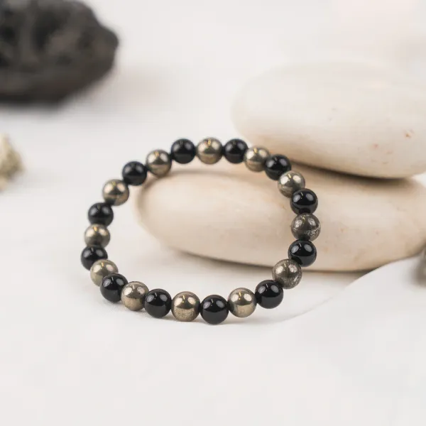 Richie_Rich_Bracelet_-_Pyrite_And_Black_Obsidian_For_Money_And_Buri_Nazar_Protection_|_Black