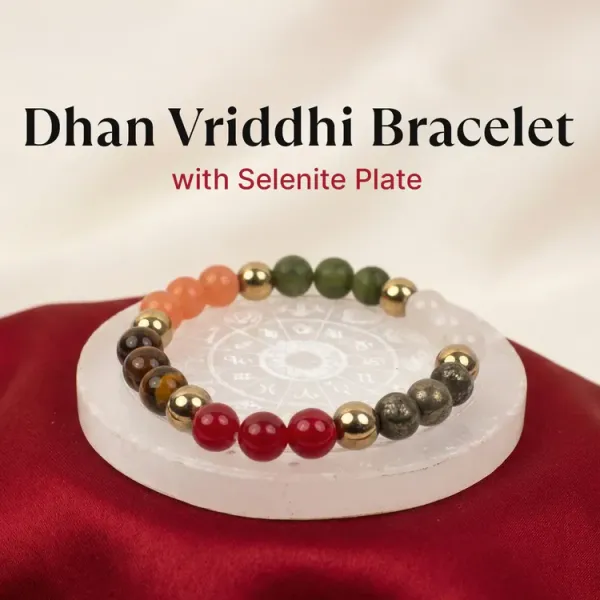 Dhan_Vridhi_Bracelet_With_Raw_Selenite_Plate_-_Continuous_Wealth_Energy_|_Multicolor_Pack_of_2
