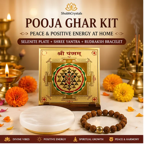 Pooja_Ghar_Kit_–_Peace_&_Positive_Energy_at_Home_-_Shree_Yantra_Pyrite_Frame_+_5_Mukhi_Rudraksh_Bracelet_+_Selenite_Plate