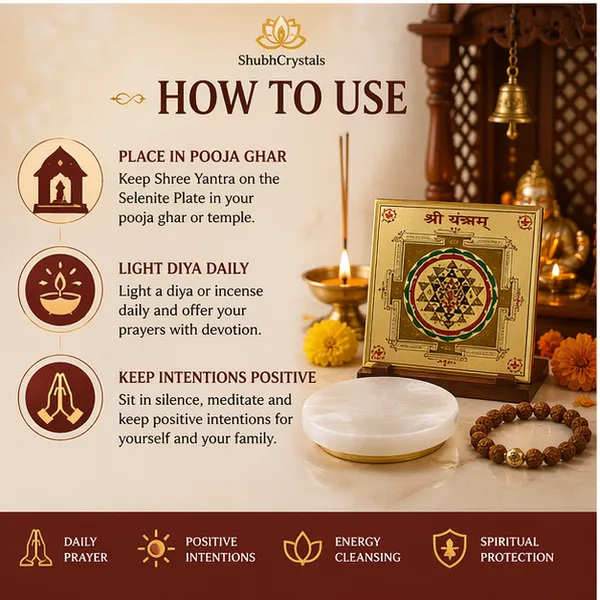 Pooja_Ghar_Kit_–_Peace_&_Positive_Energy_at_Home_-_Shree_Yantra_Pyrite_Frame_+_5_Mukhi_Rudraksh_Bracelet_+_Selenite_Plate