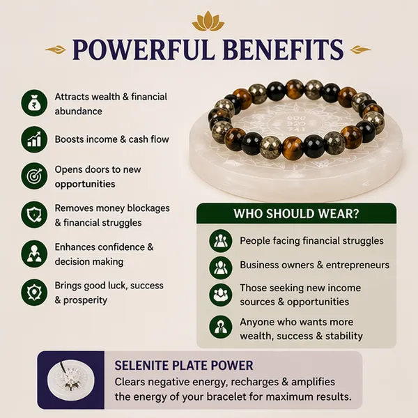 Money_Maker_Bracelet_+_FREE_Selenite_Plate_–_Attract_Wealth_&_Opportunities