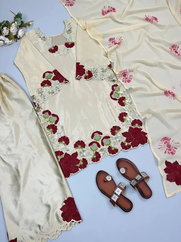 CREAM_COLOUR_ROMAN_GLASS_EMBROIDERED_SEQUENCE_WORK_WITH_DIGITAL_PRINT_FOR_WOMEN