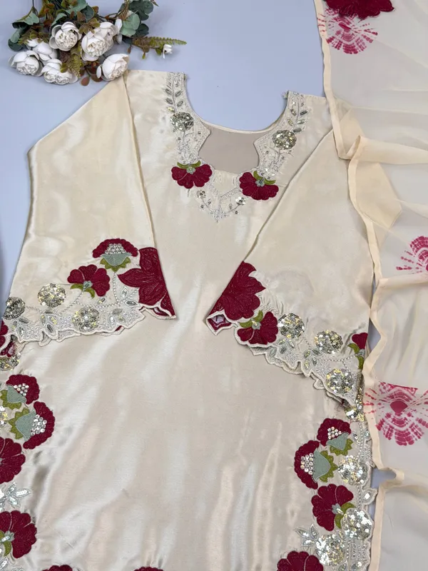 CREAM_COLOUR_ROMAN_GLASS_EMBROIDERED_SEQUENCE_WORK_WITH_DIGITAL_PRINT_FOR_WOMEN