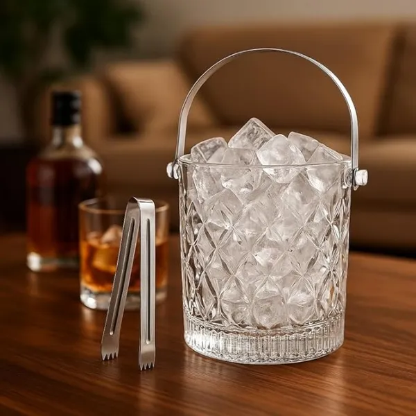 Transparent_Glass_Ice_Bucket_With_Handle_And_Tong_980_Ml