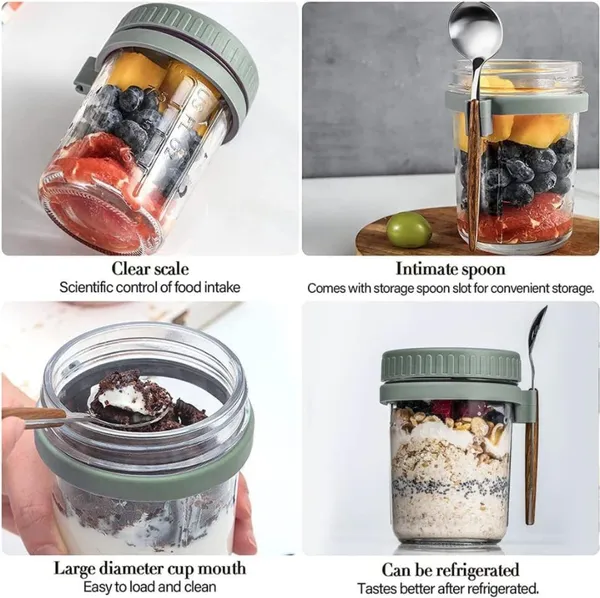 Multicolor_Glass_Jar_With_Spoon_440_Ml_Pack_Of_2