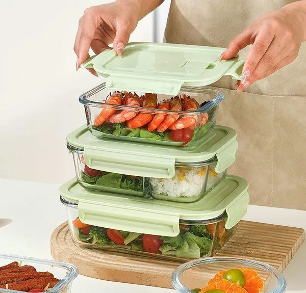 Green_Rectangle_Lunch_Box_Set_3_Pcs