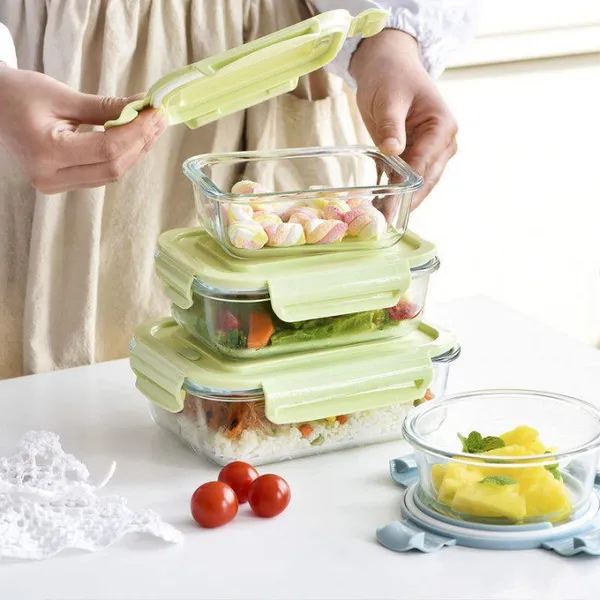 Green_Rectangle_Lunch_Box_Set_3_Pcs