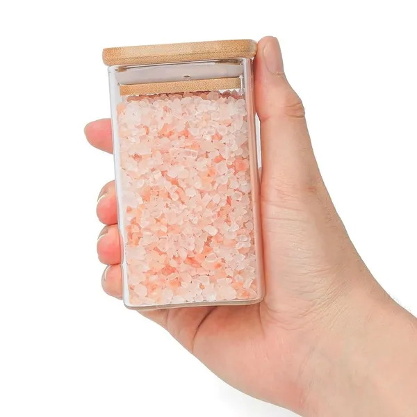 Transparent_Wooden_Lid_Square_Glass_Jar_Set_270_Ml_3_Pcs_Set