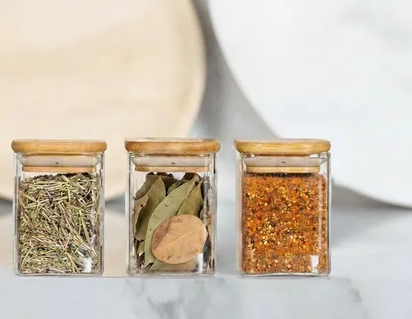 Transparent_Wooden_Lid_Square_Glass_Jar_Set_270_Ml_3_Pcs_Set