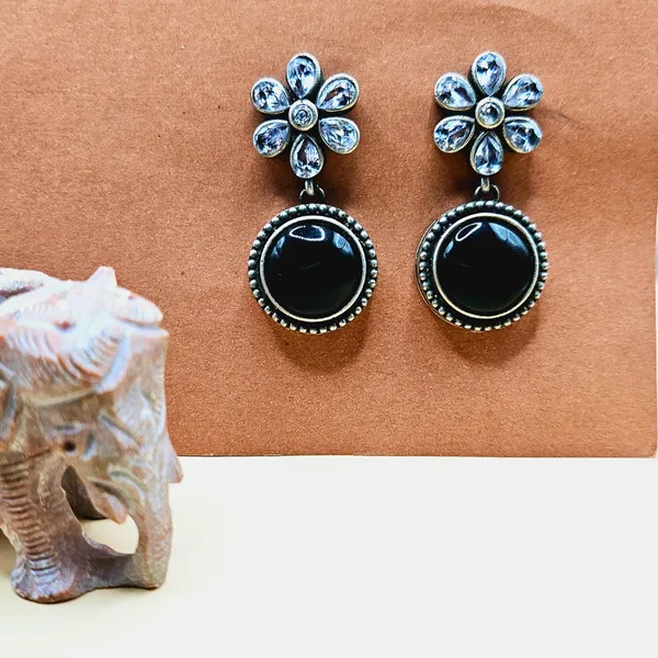Black_German_Silver_Premium_Earrings_For_Women